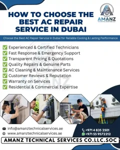 How to Choose the Best AC Repair Service in Dubai
